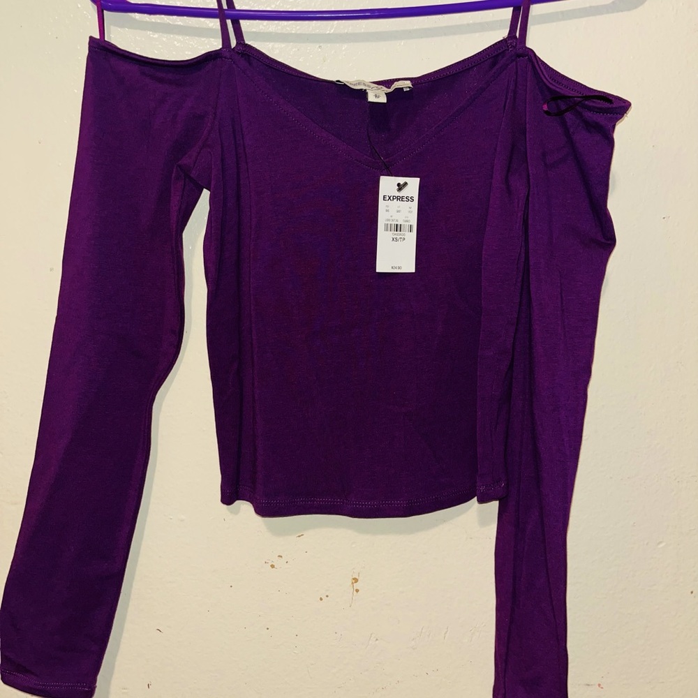 New with tag crop top purple